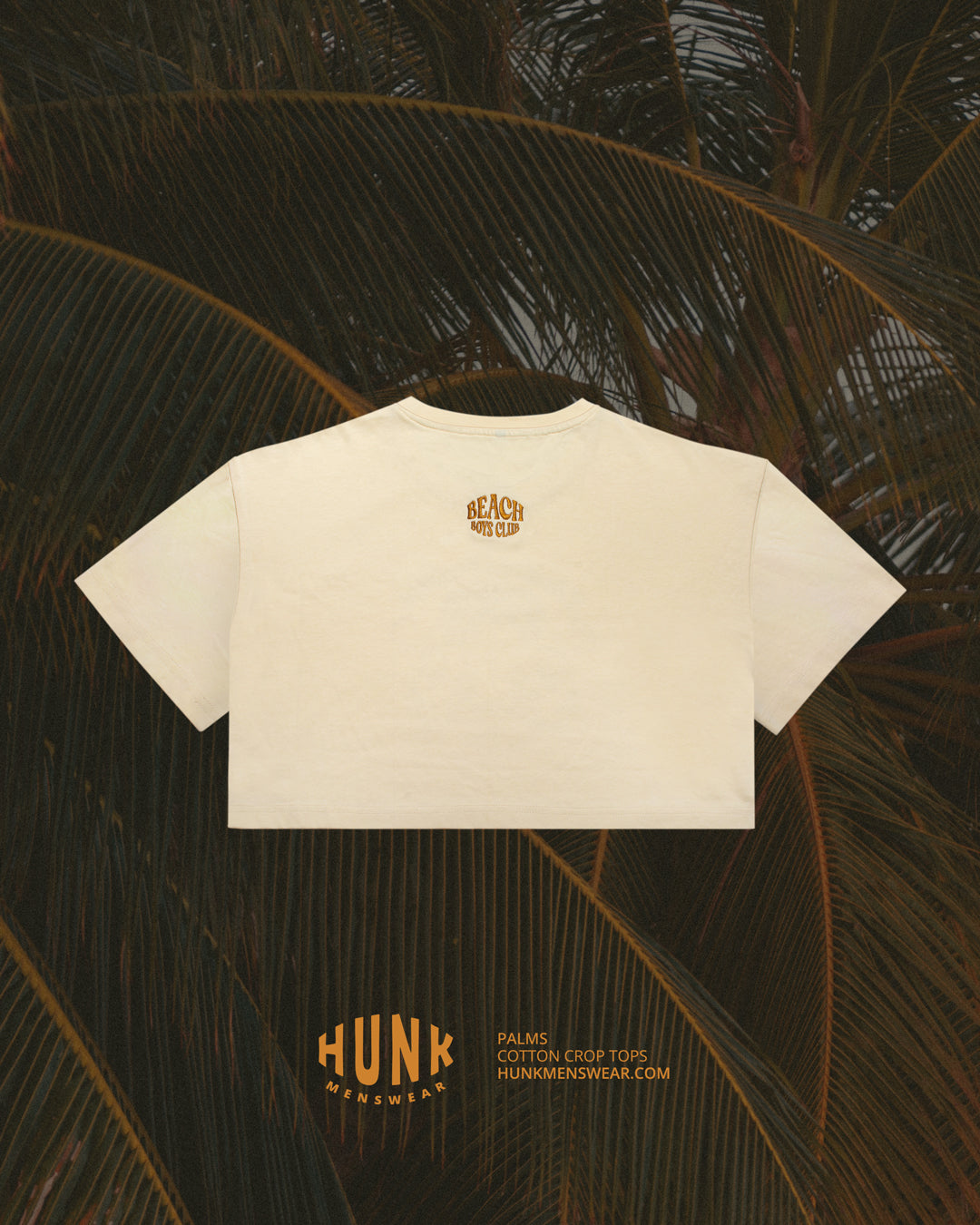 Palms Crop Top - HUNK Menswear