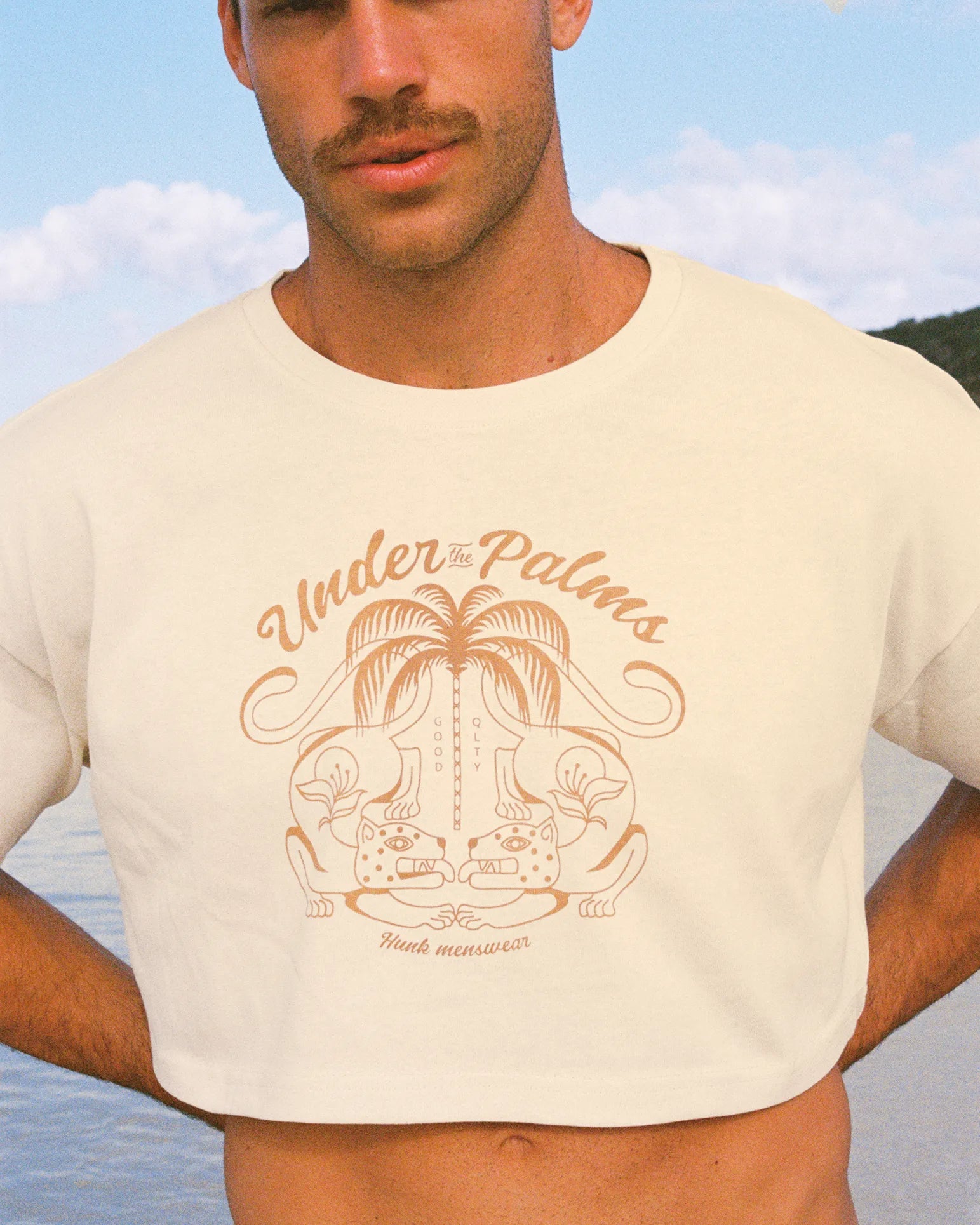 Palms Crop Top - HUNK Menswear