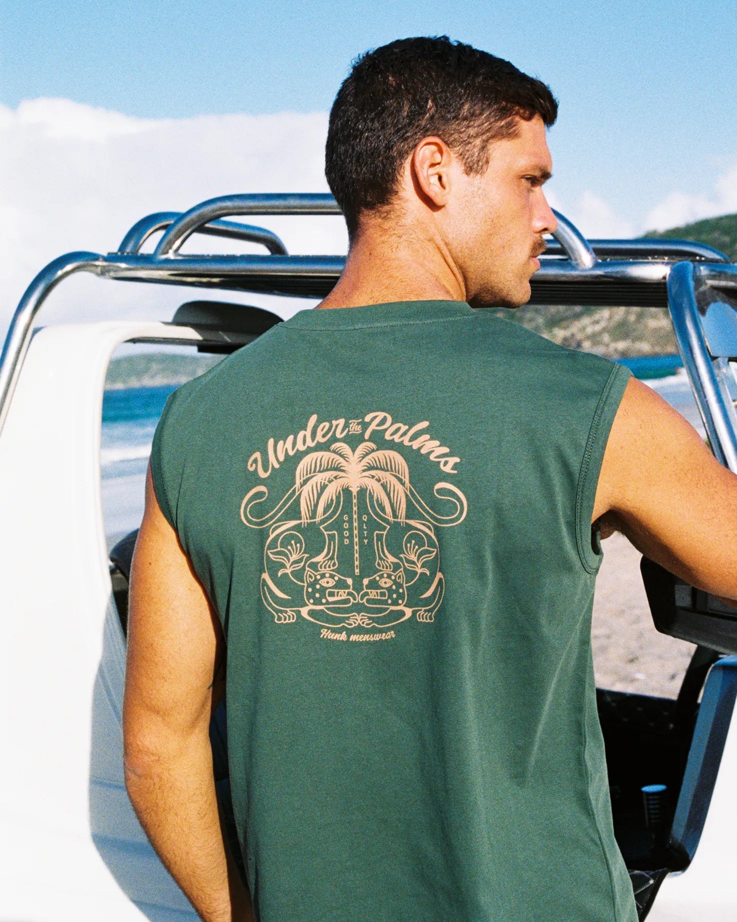Green Coast Tank Top - HUNK Menswear
