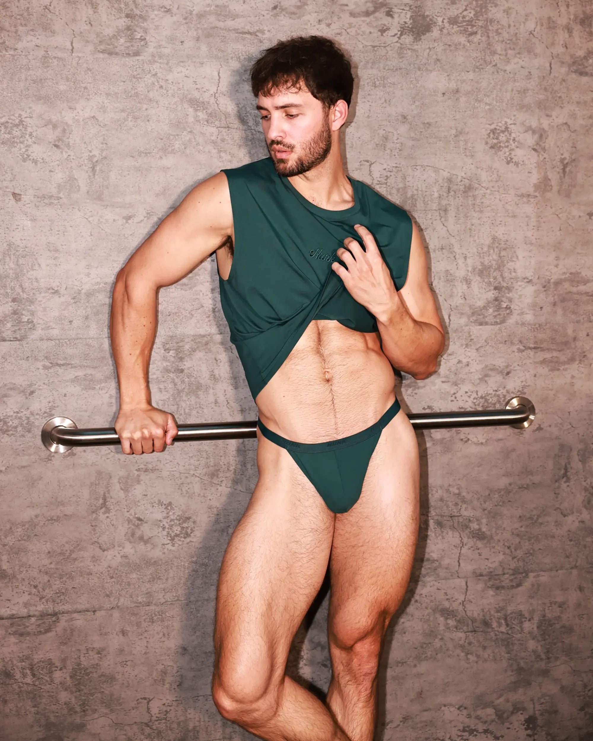 Mystique Boxy Cropped Tank + Thong Set