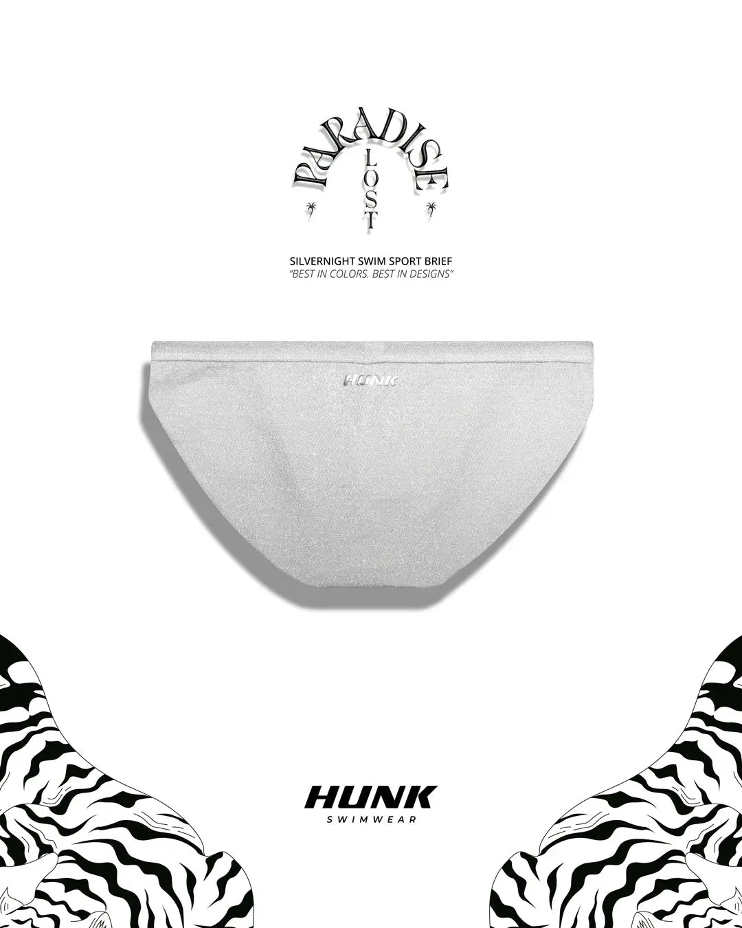 Silvernight Swim Sport Brief - HUNK Menswear