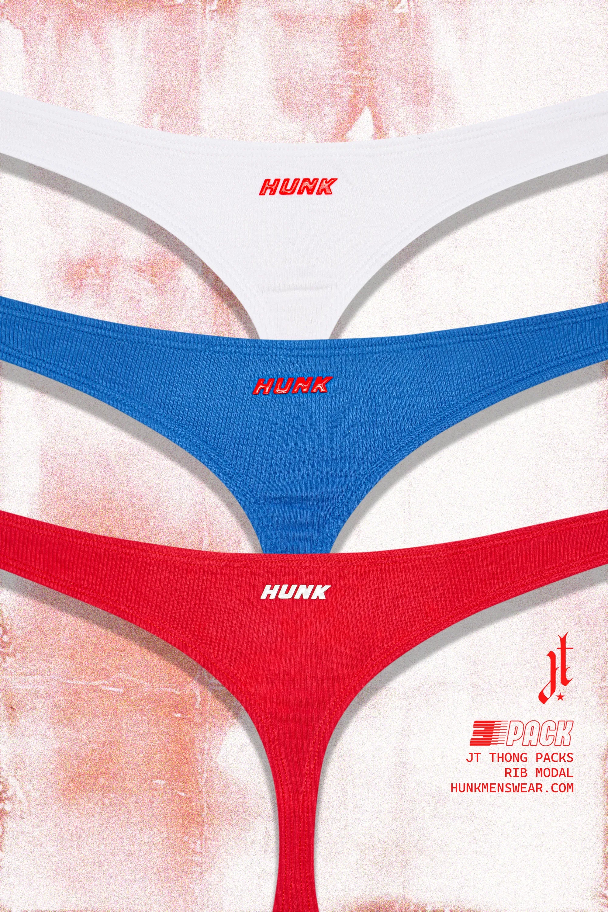 JT 3-Pack Thongs | Signature Edition