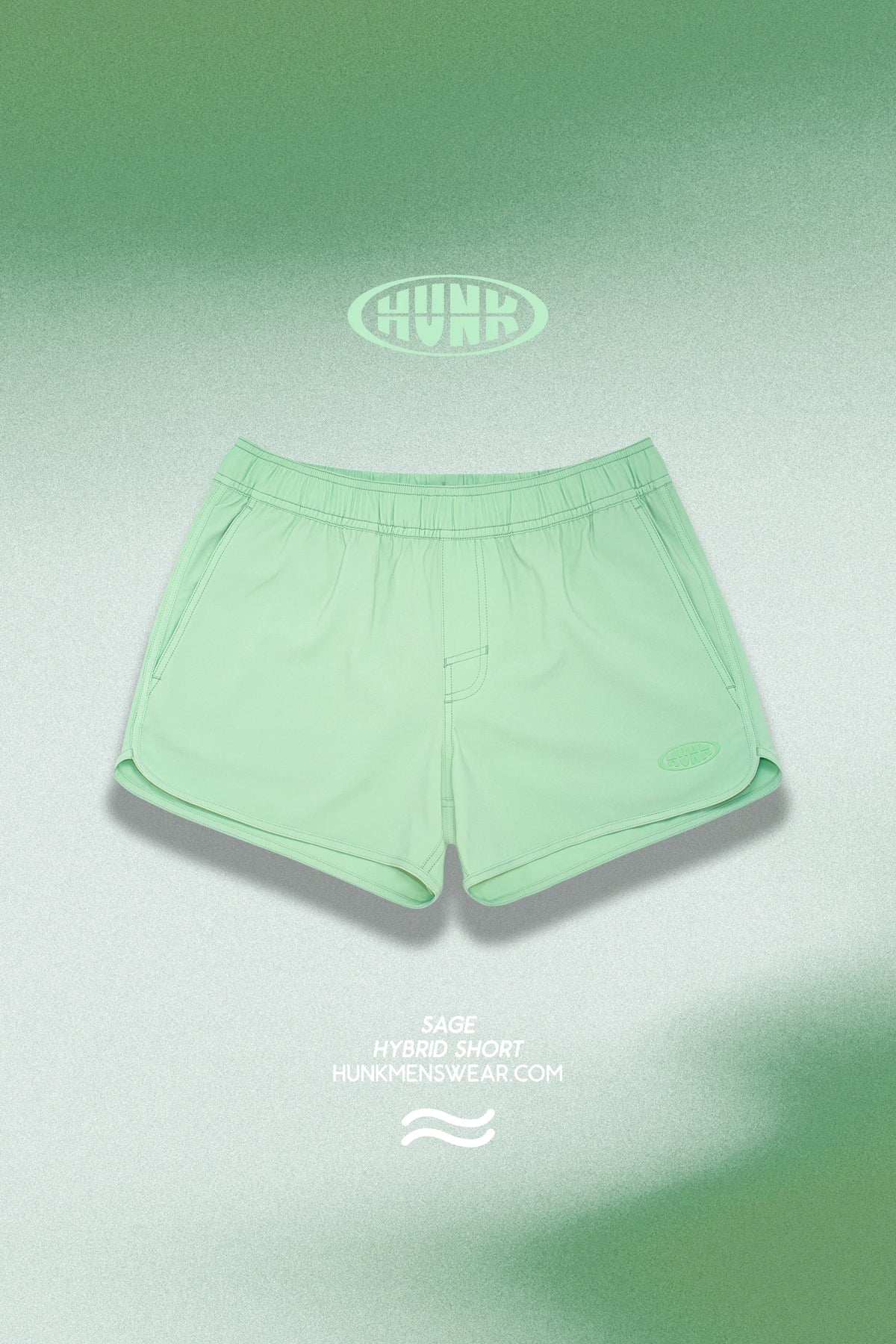 Short Híbrido 3" Sage - color Sage