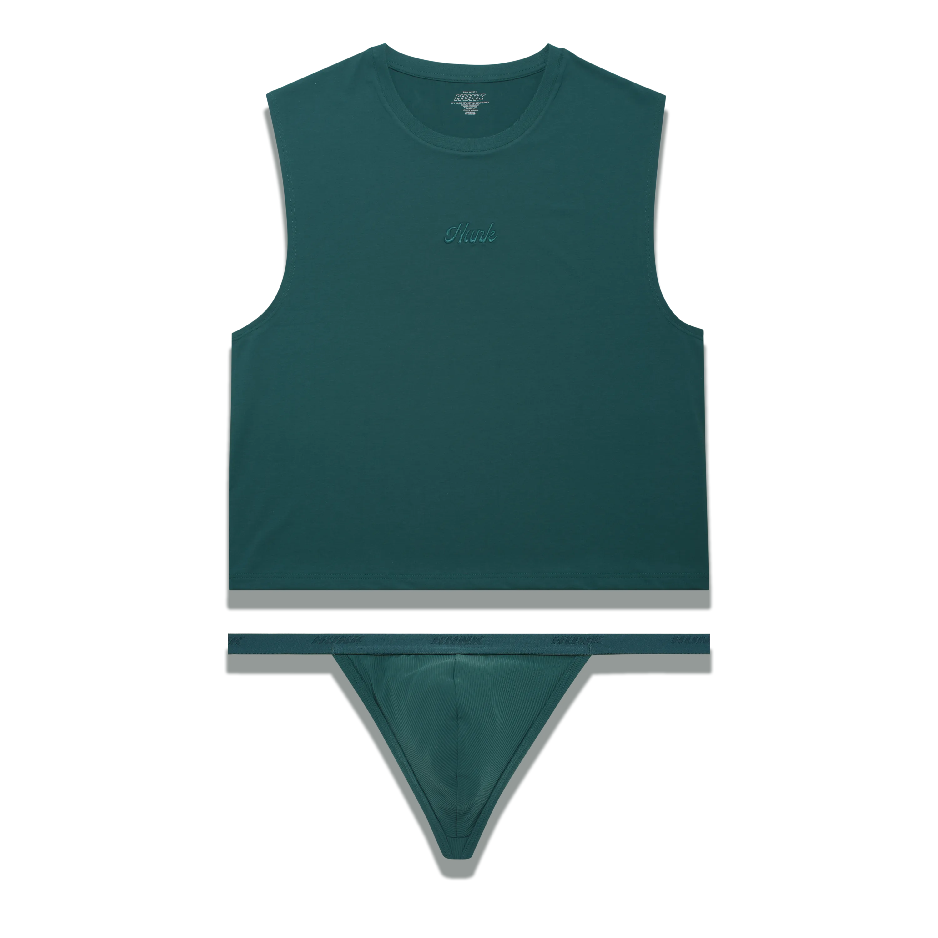 Mystique Boxy Cropped Tank + Thong Set